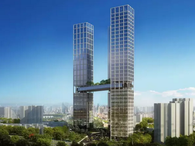 华侨城·康侨佳城
总建筑面积约40万m2，主要为商务公寓、办公、商业及配套设施等，高度248.8m