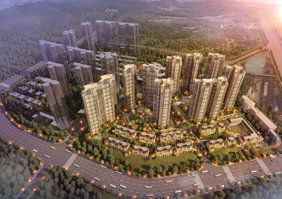 招商蛇口·广州招商雍华府
总建筑面积约22万m2，主要为高层、多层住宅及商业等
