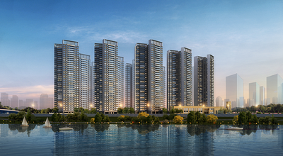 融创中国·融创佛山望江府
总建筑面积约12万m2,主要为超五级酒店（超高层酒店及酒店别墅等）